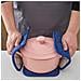 Set Di 2 Presine Resistenti Al Calore, Cuscinetti Termici Imbottiti In Cotone Blue - Foto miniatura 3
