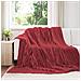 Coperte da Pile 6 pcs Rosso Bordeaux 240 x 220 cm Panno - Foto miniatura 2