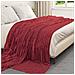 Coperte da Pile 6 pcs Rosso Bordeaux 240 x 220 cm Panno - Foto miniatura 3