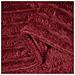 Coperte da Pile 6 pcs Rosso Bordeaux 240 x 220 cm Panno - Foto miniatura 7