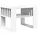 Tavolino da salotto Bianco 66 x 49,5 x 45 cm Legno multistrato - Foto miniatura 7