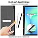 Cover per Galaxy Tab S10 FE+ - Pelle /PU, Nero - Foto miniatura 2