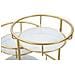 Espositore Svuotatasche 3 Livelli In Ferro Dorato E Vetro 36x22,5x27 Cm - Foto miniatura 3