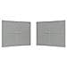 Parete per tenda da festa 2 pcs Grigio Chiaro 400 x 195 cm - Foto miniatura 1