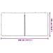 Parete per tenda da festa 2 pcs Grigio Chiaro 400 x 195 cm - Foto miniatura 6