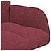 Sofa a Due Posti Rosso vino 115 x 61 x 87 cm Tessuto - Foto miniatura 7