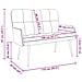 Sofa a Due Posti Rosso vino 115 x 61 x 87 cm Tessuto - Foto miniatura 9