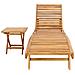 Lettino da sole 2 pcs Marrone Legno di teak solido - Foto miniatura 3
