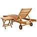Lettino da sole 2 pcs Marrone Legno di teak solido - Foto miniatura 5