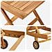 Lettino da sole 2 pcs Marrone Legno di teak solido - Foto miniatura 7