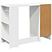 Scrivania Bianco 100 x 40 x 75 cm Legno multistrato - Foto miniatura 8