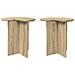 Tavolo laterale 2 pcs Rovere Sonoma Ø 39 x 38 cm - Foto miniatura 1