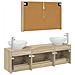 Set di mobili per il bagno 4 pcs Rovere Sonoma - Foto miniatura 8