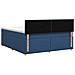 Letto box spring con materasso Blu 160 x 200 cm Tessuto - Foto miniatura 9