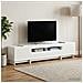 Mobile TV LED a 5 pezzi Bianco Lucido Legno ingegnerizzato - Foto miniatura 3