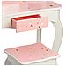 Set Toletta Sgabello Specchio Legno Rosa Bambini Teamson Kids Td-11670k - Foto miniatura 2
