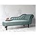 Chaise Longue Destra In Velluto Verde Menta Nimes - Foto miniatura 17