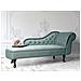 Chaise Longue Destra In Velluto Verde Menta Nimes - Foto miniatura 11