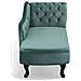 Chaise Longue Destra In Velluto Verde Menta Nimes - Foto miniatura 13