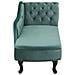 Chaise Longue Destra In Velluto Verde Menta Nimes - Foto miniatura 7