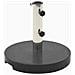 Base Per Parasole Circolare In Granito Nera 20 Kg - Foto miniatura 1