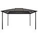 Gazebo Con Tetto 4x3x2,6 M Nero - Foto miniatura 3