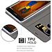 Custodia Compatibile Con Huawei Mate 9 Pro In Grigio Nero - Coperchio Protettiva Con Chiusura Magnetica, Funzione Stand E Tasca Per Le Carte - Foto miniatura 5