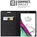 Custodia Compatibile Con Lg G3 In Turchese Petrolio - Coperchio Protettiva Con Chiusura Magnetica, Funzione Stand E Tasca Per Le Carte - Foto miniatura 6