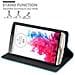 Custodia Compatibile Con Lg G3 In Turchese Petrolio - Coperchio Protettiva Con Chiusura Magnetica, Funzione Stand E Tasca Per Le Carte - Foto miniatura 10
