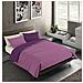 Set Copripiumino Bicolor 100% Microfibra Con Federa Double Face - Singolo 150x200 Cm - Lilla / melanzana - Foto miniatura 1