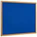 Bi-office Fb1443239 Lavagna Per Memo (bi-office Earth-it Executive Blue Felt Noticeboard Oak Wood Frame 1200x900mm - Fb1443239 Dd) - Foto miniatura 1