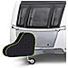Impermeabile Universale Caravan Attacco Di Traino Per Coprire Con Cinturino Nero Nylon Verde Fluorescente Striscia Di Gancio Di Traino Di Copertura Di Traino Sfera Di Accoppiamento Blocco Protector - Foto miniatura 3