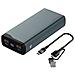 Volthub Pro - Select Edition - Powerbank - 20000 Mah - 74 Wh - 22,5 Watt - 5 A - Huawei Fast Charge, Pd 2,0, Pd 3,0, Qc 2,0, Qc 3,0, Afc, Scp - 3 Ausgabeanschlussstellen (2 X Usb, Usb-c) - Gun Metal (468778)  - Foto miniatura 1