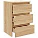 Comodino Rovere Sonoma 40x35x62,5 cm in Legno Multistrato - Foto miniatura 7