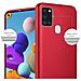 Custodia Compatibile Con Samsung Galaxy A21s In Rosso Metallico - Coperchio Protettivo In Silicone Tpu Flessibile - Foto miniatura 5