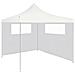 Parete Con Finestre Per Gazebo 6x2 M Bianca - Foto miniatura 2