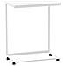 Tavolino Con Ruote Bianco 55x35x70 Cm In Legno Multistrato - Foto miniatura 2
