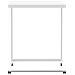 Tavolino Con Ruote Bianco 55x35x70 Cm In Legno Multistrato - Foto miniatura 3