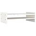 Supporto Per Monitor Bianco 50x27x15 Cm Legno Massello Di Pino - Foto miniatura 2