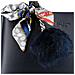 Borsa Con Pompon E Foulard - Paris - Blu - Foto miniatura 5