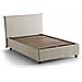 Letto Piazza E Mezza Ashasa, Letto Contenitore Con Rivestimento In Tessuto, 100% Made In Italy, Apertura Frontale, Adatto Per Materasso Cm 120x190, Beige - Foto miniatura 2