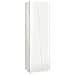 Armadio Multiuso Medea, Portascarpe A 2 Ante E 5 Ripiani, Mobile Multifunzione, 100% Made In Italy, Cm 60x38h200, Bianco Lucido - Foto miniatura 2