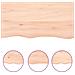 Ripiano a Parete 60x10x6 cm Legno Massello Rovere Non Trattato - Foto miniatura 3