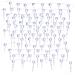 Luce Natale A Ghiacciolo 200 Led Bianco Freddo 20m Acrilico Pvc - Foto miniatura 1