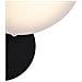 Applique Da Parete Moderno Fad Metallo Nero Acrilico 1 Luce Led 6w - Foto miniatura 2