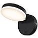 Applique Da Parete Moderno Fad Metallo Nero Acrilico 1 Luce Led 6w - Foto miniatura 1
