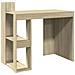Scrivania Rovere Sonoma 103,5x56,5x94 Cm In Legno Multistrato - Foto miniatura 2