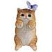Decorazioni Paesaggistiche Per Balconi In Resina Per Gatti Un Gatto - Foto miniatura 1