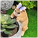 Decorazioni Paesaggistiche Per Balconi In Resina Per Gatti Un Gatto - Foto miniatura 2