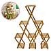 Scaffale Portafiori Porta Piante Bambù 6 Ripiani Portavasi Fiori Salotto 70441 - Foto miniatura 1